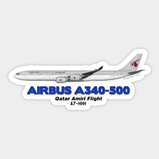 Airbus A340-500 - Qatar Amiri Flight Sticker